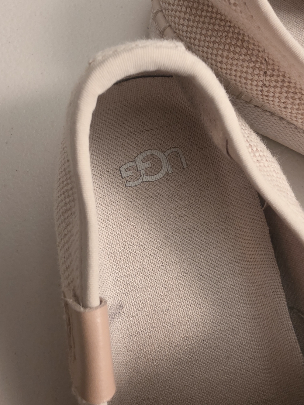 UGG Women's Slip-On Casual Sneaker in Light Beige - Picture 5 of 9